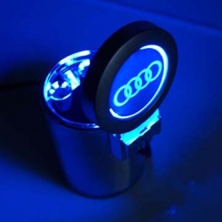 Автомобильные пепельницы с подсветкой логотипа
