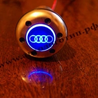 Рукоятка коробки передач Audi с подсветкой