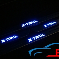 Накладки на пороги с подсветкой NISSAN X_Trail