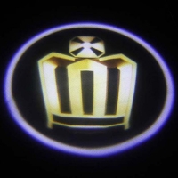Беспроводная подсветка дверей с логотипом Crown