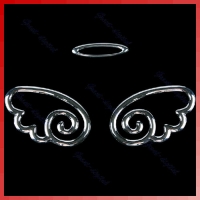 3D крылья ангела на логотип автомобиля