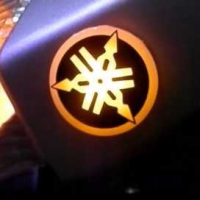 Светящийся задний логотип на мотоцикл Yamaha 40 mm