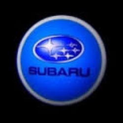 подсветка дверей с логотипом subaru 7w mini подсветка дверей mini 7w (врезная)