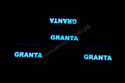 VAZ granta,накладки на пороги с подсветкой granta,светящиеся накладки на пороги granta,светодиодные накладки на пороги granta,светодиодные накладки на пороги авто granta,накладки на пороги led granta,декоративные накладки на пороги с подсветкой granta