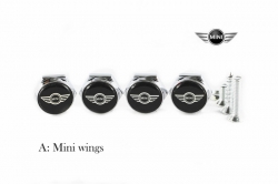 болты номерного знака с логотипом MINI,Декоративный болт для номерного знака с логотипом MINI,Болты для крепления госномера MINI,декоративных болтов на номерные знаки логотипом MINI купить,заказать,доставка