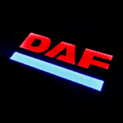 Светящийся логотип DAF,светящийся логотип для грузовика DAF,светящаяся эмблема DAF,табличка DAF,картина DAF,логотип на стекло DAF,светящаяся картина DAF,светодиодный логотип DAF,Truck Led Logo DAF,12v,24v