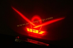 проектор на бампер UAZ,проектор логотипа уаз для заднего бампера,проектор логотипа UAZ на задний бампер,светодиодный проектор уаз,светодиодный проектор логотипа UAZ,рекламный проектор уаз,след тени логотипа автомобиля UAZ