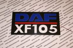 Светящийся логотип DAF XF105,светящийся логотип для грузовика DAF XF105,светящаяся эмблема DAF XF105,табличка DAF XF105,картина DAF XF105,логотип на стекло DAF XF105,светящаяся картина DAF XF105,светодиодный логотип DAF XF105,Truck Led Logo DAF XF105,12v,