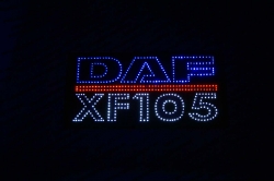 Светящийся логотип DAF XF105,светящийся логотип для грузовика DAF XF105,светящаяся эмблема DAF XF105,табличка DAF XF105,картина DAF XF105,логотип на стекло DAF XF105,светящаяся картина DAF XF105,светодиодный логотип DAF XF105,Truck Led Logo DAF XF105,12v,