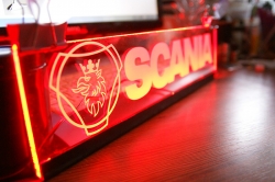 Светящаяся табличка Scania 2D