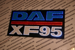 Светящийся логотип DAF XF95,светящийся логотип для грузовика DAF XF95,светящаяся эмблема DAF XF95,табличка DAF XF95,картина DAF XF95,логотип на стекло DAF XF95,светящаяся картина DAF XF95,светодиодный логотип DAF XF95,Truck Led Logo DAF XF95,12v,24v