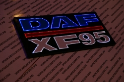 Светящийся логотип DAF XF95,светящийся логотип для грузовика DAF XF95,светящаяся эмблема DAF XF95,табличка DAF XF95,картина DAF XF95,логотип на стекло DAF XF95,светящаяся картина DAF XF95,светодиодный логотип DAF XF95,Truck Led Logo DAF XF95,12v,24v