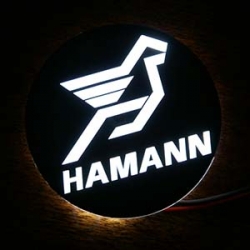 Светящийся логотип HAMANN,светящаяся эмблема  HAMANN,светящийся логотип на авто HAMANN,светящийся логотип на автомобиль  HAMANN,подсветка логотипа HAMANN,2D,3D,4D,5D,6D