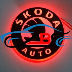 Светящийся логотип SKODA SUPERB,светящаяся эмблема SKODA SUPERB,светящийся логотип на авто SKODA SUPERB,светящийся логотип на автомобиль SKODA SUPERB,подсветка логотипа SKODA SUPERB,2D,3D,4D,5D,6D