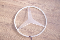 Светящийся,логотип,Mercedes,Sprinter,светящаяся,эмблема,авто,автомобиль,подсветка