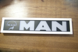 Светящийся логотип MAN,светящийся логотип для грузовика MAN,светящаяся эмблема MAN,табличка MAN,картина MAN,логотип на стекло MAN,светящаяся картина MAN,светодиодный логотип MAN,Truck Led Logo MAN,12v,24v