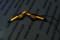светодиодный поворотник на TOYOTA,светодиодный поворотник для TOYOTA,светодиодный поворотник с логотипом TOYOTA,светодиодный поворотник с эмблемой TOYOTA,led поворотник TOYOTA,светодиодный LED повторитель поворота для автомобиля TOYOTA