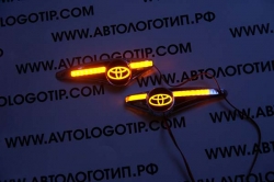 светодиодный поворотник на TOYOTA,светодиодный поворотник для TOYOTA,светодиодный поворотник с логотипом TOYOTA,светодиодный поворотник с эмблемой TOYOTA,led поворотник TOYOTA,светодиодный LED повторитель поворота для автомобиля TOYOTA