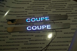 накладки на пороги с подсветкой Hyundai Coupe,светящиеся накладки на пороги Hyundai Coupe,светодиодные накладки на пороги Hyundai Coupe,светодиодные накладки на пороги авто Hyundai Coupe,накладки на пороги Hyundai Coupe,декоративные накладки Hyundai Coupe