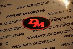 2d светящийся логотип santa fe dm, большой 2d логотипы