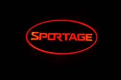 Светящийся логотип KIA Sportage,светящаяся эмблема KIA Sportage,светящийся логотип на авто KIA Sportage,светящийся логотип на автомобиль KIA Sportage,подсветка логотипа KIA Sportage ,2D,3D,4D,5D,6D