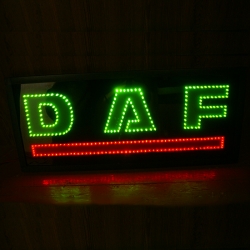 Светящийся логотип DAF,светящийся логотип для грузовика DAF,светящаяся эмблема DAF,табличка DAF,картина DAF,логотип на стекло DAF,светящаяся картина DAF,светодиодный логотип DAF,Truck Led Logo DAF,12v,24v