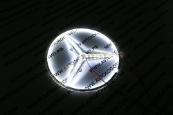 Светящийся логотип грузовика Mercedes,светящаяся эмблема грузовика Mercedes,светящийся логотип на авто грузовика Mercedes,светящийся логотип на автомобиль грузовика Mercedes,подсветка логотипа грузовика Mercedes,2D,3D,4D,5D,6D