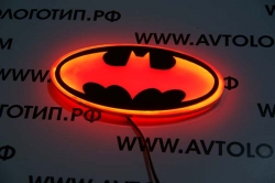 Светящийся логотип Batman,светящаяся эмблема Batman,светящийся логотип на авто Batman,светящийся логотип на автомобиль Batman,подсветка логотипа Batman ,2D,3D,4D,5D,6D