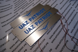 накладки на пороги с подсветкой uaz patriot накладки на пороги c подсветкой