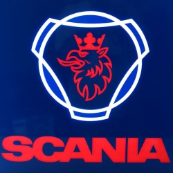 Светящийся логотип SCANIA,светящийся логотип для грузовика SCANIA,светящаяся эмблема SCANIA,табличка SCANIA,картина SCANIA,логотип на стекло SCANIA,светящаяся картина SCANIA,светодиодный логотип SCANIA,Truck Led Logo SCANIA,12v,24v