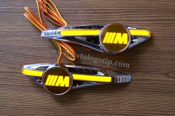 светодиодный поворотник на BMW M,светодиодный поворотник для BMW M,светодиодный поворотник с логотипом BMW M,светодиодный поворотник с эмблемой BMW M,led поворотник BMW M,светодиодный LED повторитель поворота для автомобиля BMW M