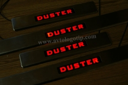 накладки на пороги с подсветкой renault duster,светящиеся накладки на пороги reno duster,светодиодные накладки на пороги renault duster,светодиодные накладки на пороги авто reno duster,накладки на пороги led renault duster,декоративные накладки рено дасте