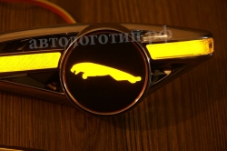 светодиодный поворотник на JAGUAR,светодиодный поворотник для JAGUAR,светодиодный поворотник с логотипом JAGUAR,светодиодный поворотник с эмблемой JAGUAR,led поворотник JAGUAR,светодиодный LED повторитель поворота для автомобиля JAGUAR