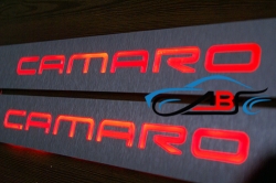 накладки на пороги с подсветкой Chevrolet Camaro,светящиеся накладки на пороги Chevrolet Camaro,светодиодные накладки на пороги Chevrolet Camaro,светодиодные накладки на пороги авто Chevrolet Camaro,накладки на пороги Chevrolet Camaro,декоративные накладк