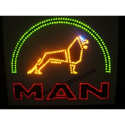 Светящийся логотип MAN,светящийся логотип для грузовика MAN,светящаяся эмблема MAN,табличка MAN,картина MAN,логотип на стекло MAN,светящаяся картина MAN,светодиодный логотип MAN,Truck Led Logo MAN,12v,24v