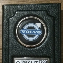 Обложки для автодокументов Volvo,Обложки для документов Volvo,обложка для документов на машину с маркой машины и номером Вольво,Обложка для документов на машину Вольво,Обложки для автодокументов с гос. номером,Обложки для автодокументов с гос 