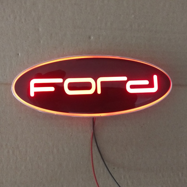 Светящийся логотип FORD,светящаяся эмблема FORD,светящийся логотип на авто FORD,светящийся логотип на автомобиль FORD,подсветка логотипа FORD,2D,3D,4D,5D,6D