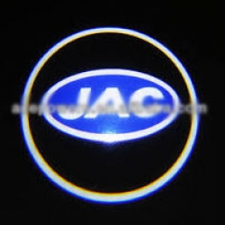 Подсветка логотипа в двери JAC,подсветка дверей с логотипом JAC,Штатная подсветка JAC,подсветка дверей с логотипом авто JAC,светодиодная подсветка логотипа JAC в двери,Лазерные проекторы JAC в двери,Лазерная подсветка JAC