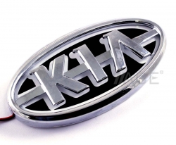 Светящийся логотип KIA,светящаяся эмблема KIA,светящийся логотип на авто KIA,светящийся логотип на автомобиль  KIA,подсветка логотипа KIA,2D,3D,4D,5D,6D