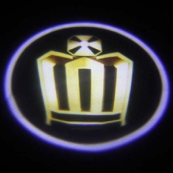 Подсветка логотипа в двери Crown,подсветка дверей с логотипом Crown,Штатная подсветка Crown,подсветка дверей с логотипом авто Crown,светодиодная подсветка логотипа Crown в двери,Лазерные проекторы Crown в двери,Лазерная подсветка Crown
