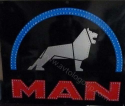 Светящийся логотип MAN,светящийся логотип для грузовика MAN,светящаяся эмблема MAN,табличка MAN,картина MAN,логотип на стекло MAN,светящаяся картина MAN,светодиодный логотип MAN,Truck Led Logo MAN,12v,24v