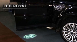 Подсветка логотипа в двери Land Rover,подсветка дверей с логотипом Land Rover,Штатная подсветка Land Rover,подсветка дверей с логотипом авто Land Rover,светодиодная подсветка логотипа Land Rover в двери,Лазерные проекторы Land Rover в двери,Лазерная подсв
