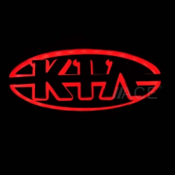 Светящийся логотип KIA,светящаяся эмблема KIA,светящийся логотип на авто KIA,светящийся логотип на автомобиль  KIA,подсветка логотипа KIA,2D,3D,4D,5D,6D
