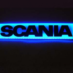 Светящийся логотип SCANIA,светящийся логотип для грузовика SCANIA,светящаяся эмблема SCANIA,табличка SCANIA,картина SCANIA,логотип на стекло SCANIA,светящаяся картина SCANIA,светодиодный логотип SCANIA,Truck Led Logo SCANIA,12v,24v