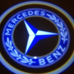 Подсветка логотипа в двери MERCEDES,подсветка дверей с логотипом MERCEDES,Штатная подсветка MERCEDES,подсветка дверей с логотипом авто MERCEDES,светодиодная подсветка логотипа MERCEDES в двери,Лазерные проекторы MERCEDES в двери,Лазерная подсветка MERCEDE