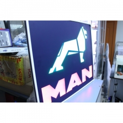 Светящийся логотип MAN,светящийся логотип для грузовика MAN,светящаяся эмблема MAN,табличка MAN,картина MAN,логотип на стекло MAN,светящаяся картина MAN,светодиодный логотип MAN,Truck Led Logo MAN,12v,24v