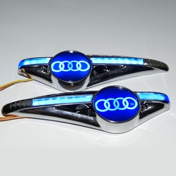 AUDI,светодиодный поворотник на AUDI,диодный поворотник на AUDI,светодиодный поворотник с логотипом AUDI,светодиодный поворотник с эмблемой AUDI,led поворотник AUDI,диодный поворотник с логотипом AUDI