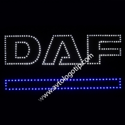  Светящийся логотип DAF,светящийся логотип для грузовика DAF,светящаяся эмблема DAF,табличка DAF,картина DAF,логотип на стекло DAF,светящаяся картина DAF,светодиодный логотип DAF,Truck Led Logo DAF,12v,24v