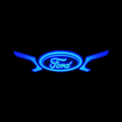 проектор на бампер FORD,проектор логотипа FORD для заднего бампера,проектор логотипа FORD на задний бампер,светодиодный проектор FORD,светодиодный проектор логотипа FORD,рекламный проектор FORD,след тени логотипа автомобиля FORD,светящийся логотип машины