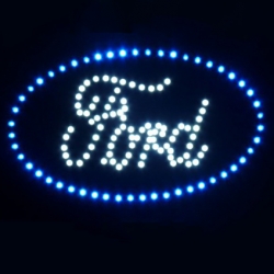 Светящийся логотип FORD,светящийся логотип для грузовика FORD,светящаяся эмблема FORD,табличка FORD,картина FORD,логотип на стекло FORD,светящаяся картина FORD,светодиодный логотип FORD,Truck Led Logo FORD,12v,24v 
